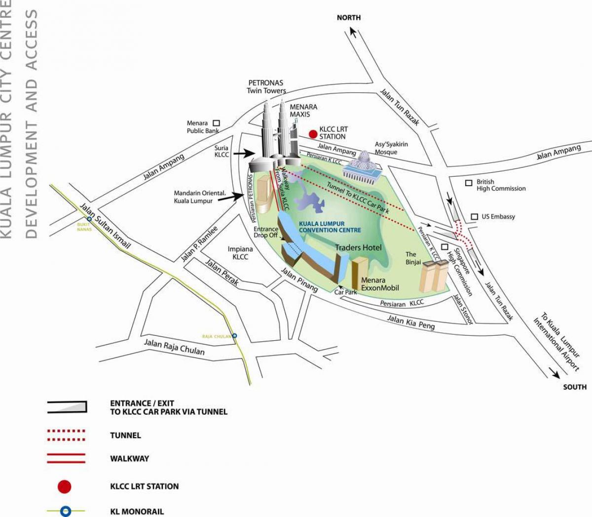 Mapa de kuala lumpur convention centre
