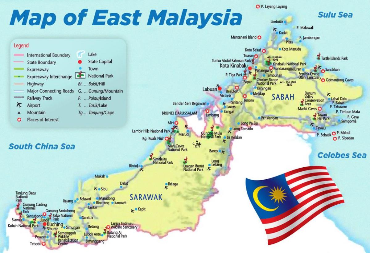 aeroportos na malásia mapa