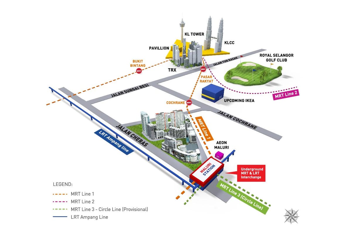 jelatek lrt estação mapa