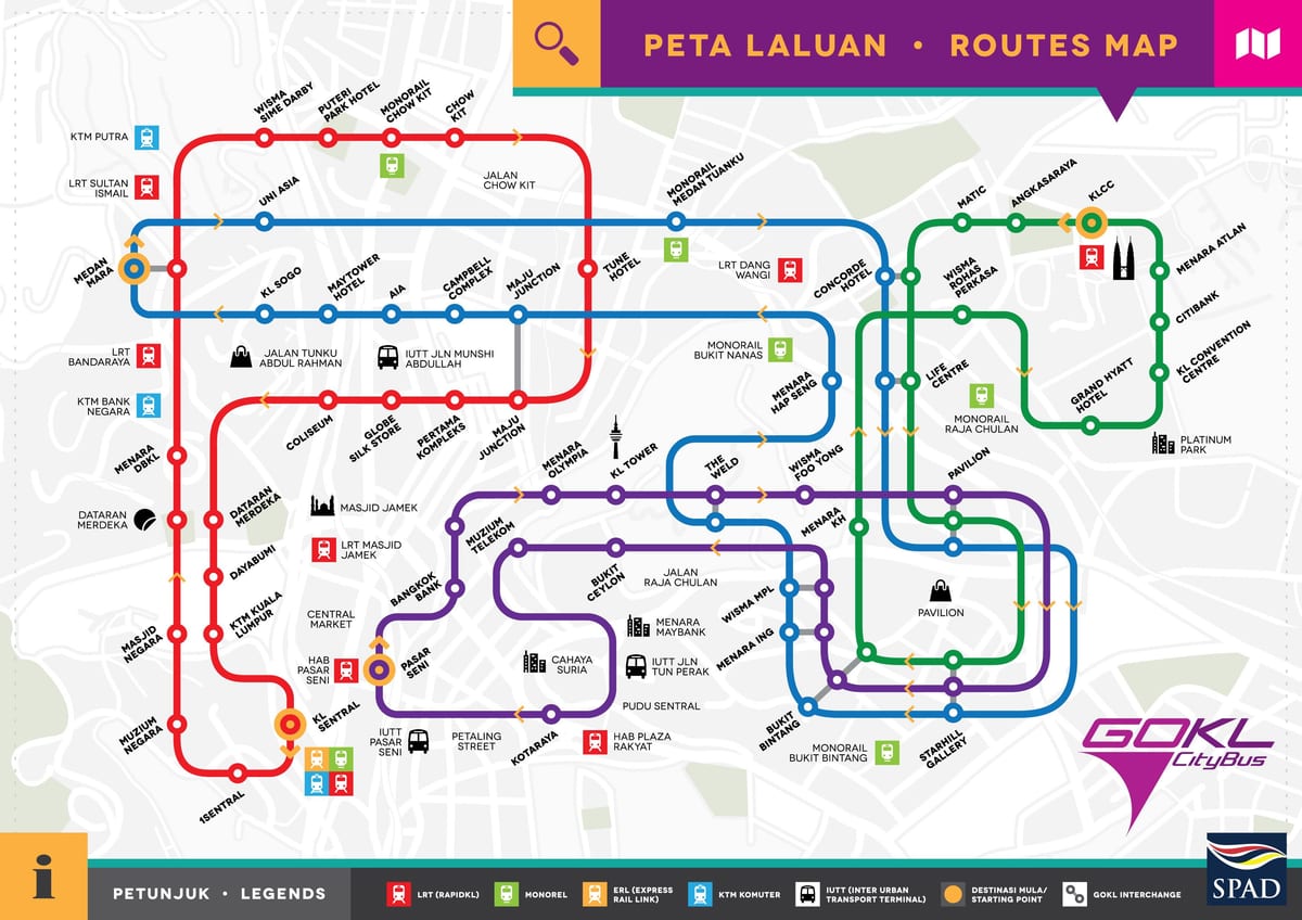 ir kl de ônibus da cidade mapa de rotas