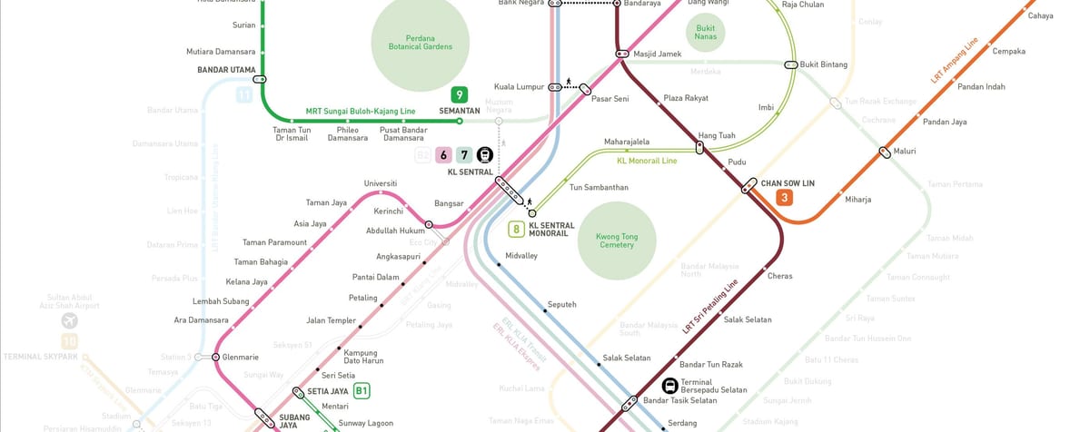 kuala lumpur mrt mapa de 2016