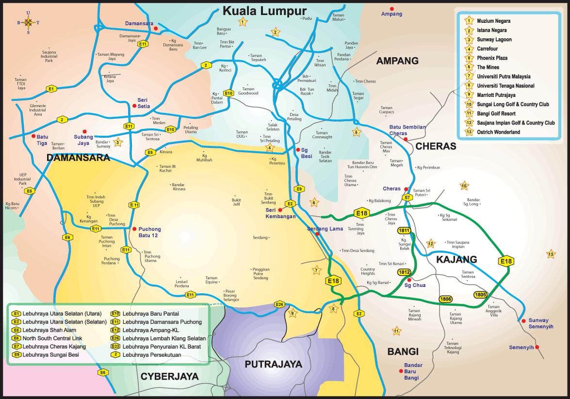 kl mapa