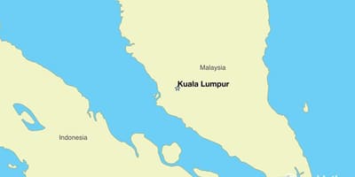 Mapa da capital da malásia