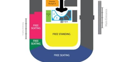 Estádio merdeka mapa de localização