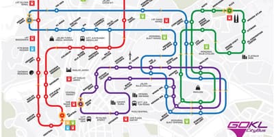 Ir kl de ônibus da cidade mapa