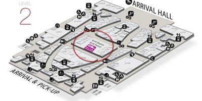 Klia2 chegada mapa