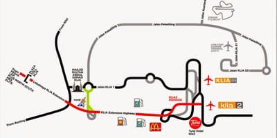 Mapa de klia localização