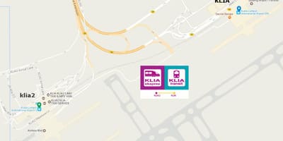 Klia de trânsito o mapa de rota