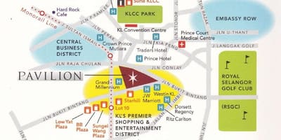 Pavilhão kl mapa de directório