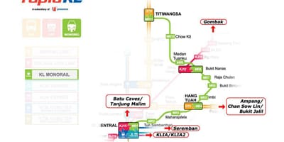 Lrt monotrilho mapa