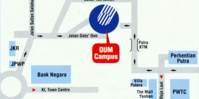 Mapa do bank negara malaysia localização
