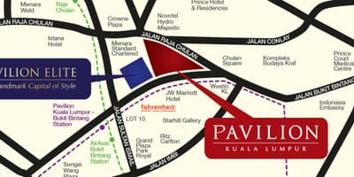 Mapa do pavilhão kl